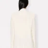 Saf Yün Tek Sıralı Kimono Blazer