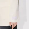 Saf Yün Tek Sıralı Kimono Blazer