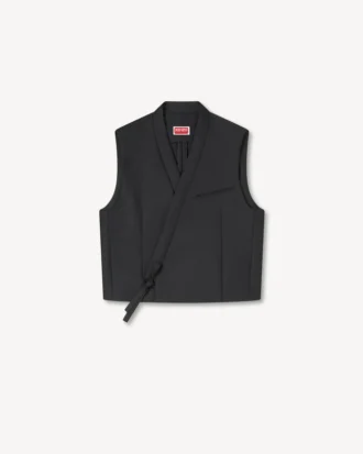 Saf Yün ve İpek Kimono Yelek