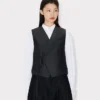 Saf Yün ve İpek Kimono Yelek