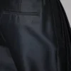 Saf Yün ve İpekten Terzi Dikişli Kısa Pileli Pantolon