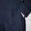 Saf Yünden Geniş Paça Terzi Pantolon