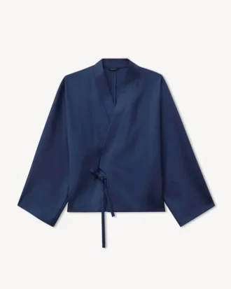 Saf Yünden Hafif Kimono Ceket