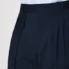 Saf Yünden Pileli Terzi Kesim Pantolon
