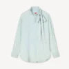 Stone Bleach Chambray Oversized Fiyonklu Gömlek