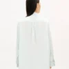 Stone Bleach Chambray Oversized Fiyonklu Gömlek