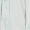 Stone Bleach Chambray Oversized Fiyonklu Gömlek