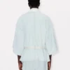 Stone Bleach Chambray Oversized Kimono Gömlek
