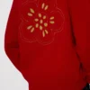 Yünlü ‘Boke Flower’ Hırka