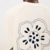 Yünlü ‘Boke Flower’ Nakışlı Hırka
